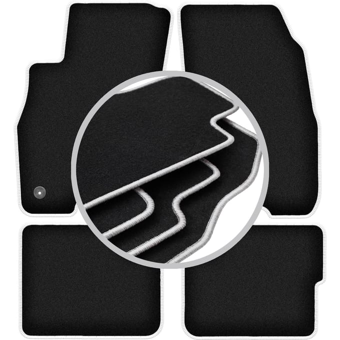 CARLUX-SILVER automatten voor: Fiat Grande Punto hatchback (2005-2009)