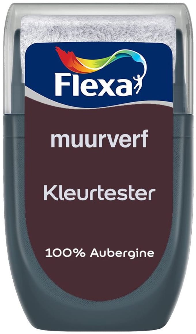 Flexa - Kleurtester Muurverf - 100% Aubergine - Mengverf - 30 Ml