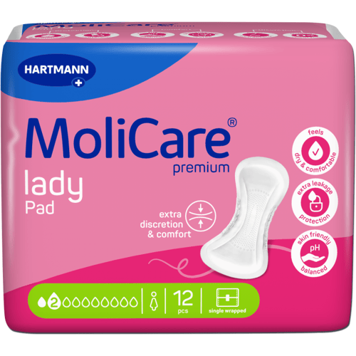 Hartmann Molicare Premium Lady Pads 2 druppels - 36 pakken van 12 stuks
