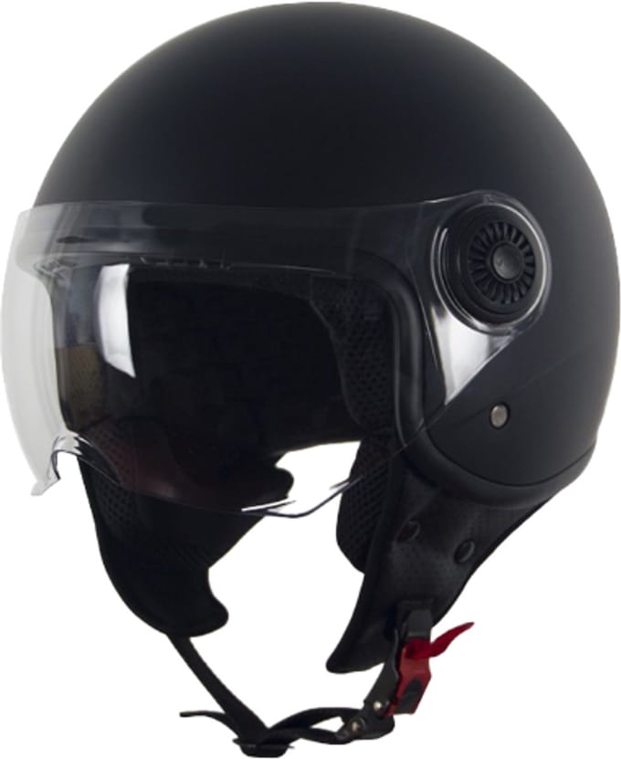 Helm Vito Jet Loreto Mat Zwart - Jethelm - Maat S - Scooterhelm - ECE 22-06 gekeurd
