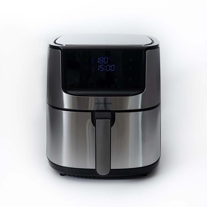 Gastronoma Heteluchtfriteuse - Airfryer 1800W - 8L - Met meerdere accessoires - 18290010 - RVS