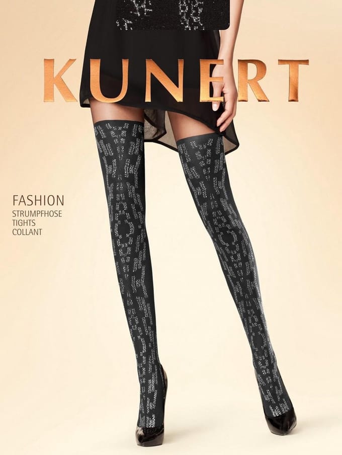Kunert fashion panty maat 38/40  zwart