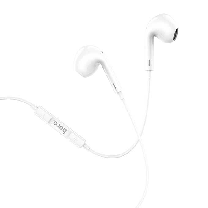 Hoco M1 Max Crystal Oordopjes met Type-C en Microfoon - Wit