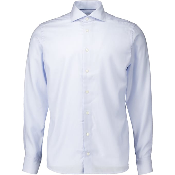Eton  Lange Mouw Overhemden Lichtblauw 100012112