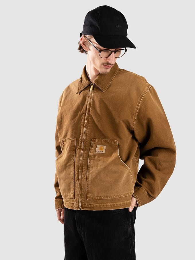 Jack met ritssluiting en labeldetail model 'Dearborn'