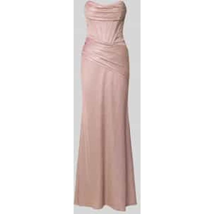 Maxi-jurk in off-shoulder-look met draperieën