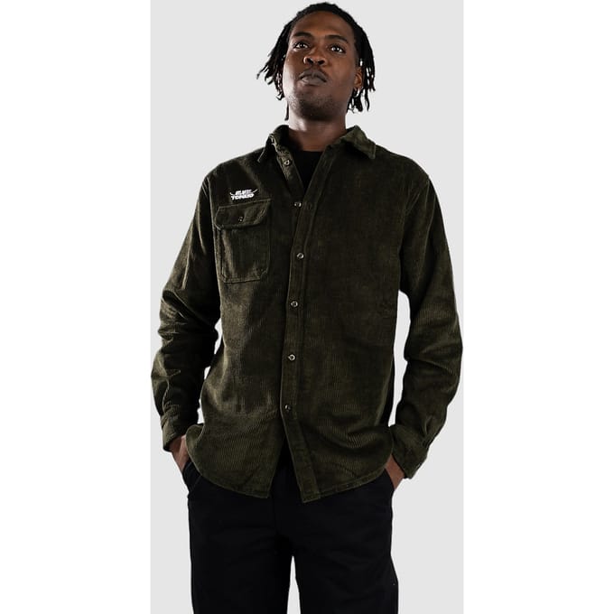 Blue Tomato Cord Shirt groen