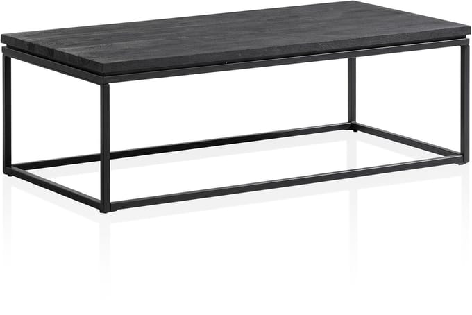 Salontafel mango 120 cm zwart - WL6.987