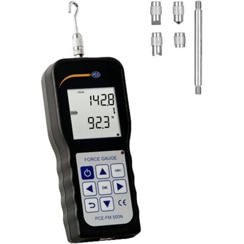 PCE Instruments PCE-FM 500N Krachtmeter 5 - 500 N Fabrieksstandaard (zonder certificaat)