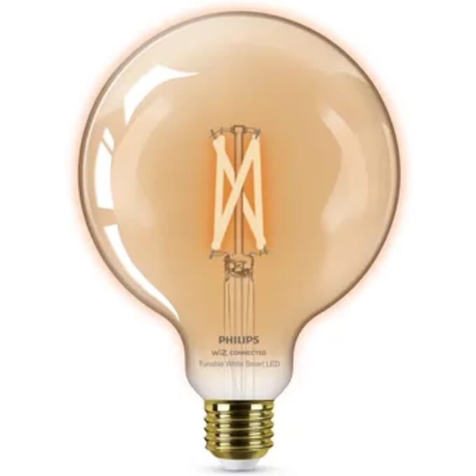 Philips Slimme Ledfilamentlamp G125 Amber E27 7w