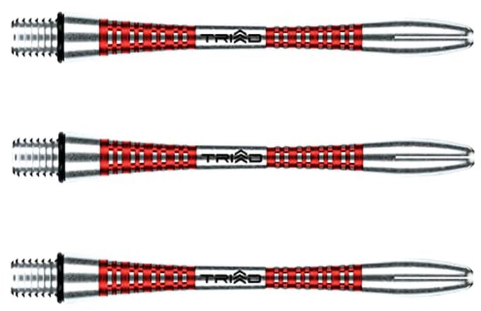 Aluminium Rood Dartstengels - 3 Stuks per Set