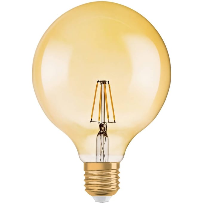 Radium LED Essence sfeer E27 6,5W Globe goud