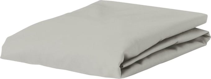Essenza Premium Percale Hoeslaken Zilver - 90x210 cm