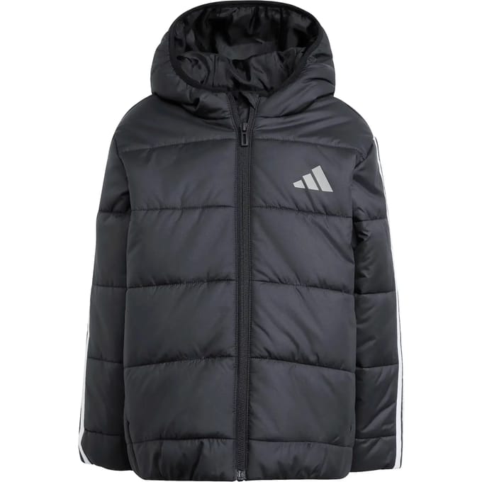 Adidas Sportswear Essentials 3-Stripes Gewatteerd Jack Kids - Kinderen - Zwart
