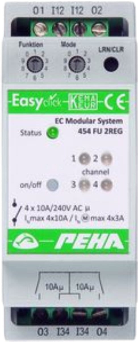 PEHA D 454 FU-2REG PEH ENOCEAN EASYCLICK SCHAKELM