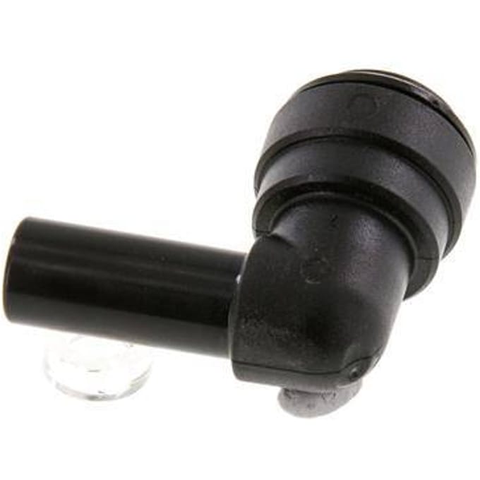10mm x 10mm 90 graden L-verbinding POM Insteekfitting Plug NBR [2 Stuks]