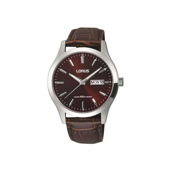 Lorus RXN15DX9 - Horloge - 40 mm - Bruin