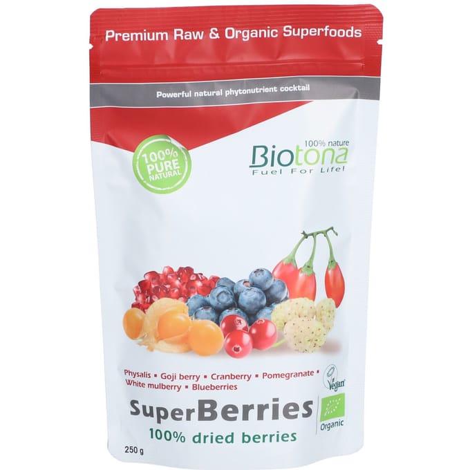 Biotona Superberries organic dried berries bio 250 Gram