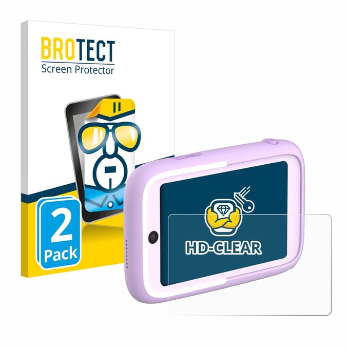 BROTECT - Screenprotector voor Myfirst Camera 50 - Folie Beschermfolie transparant 2 Stuks