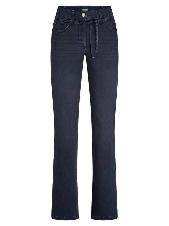 jeans in 5-pocketmodel rechte pijpen Van BASLER denim