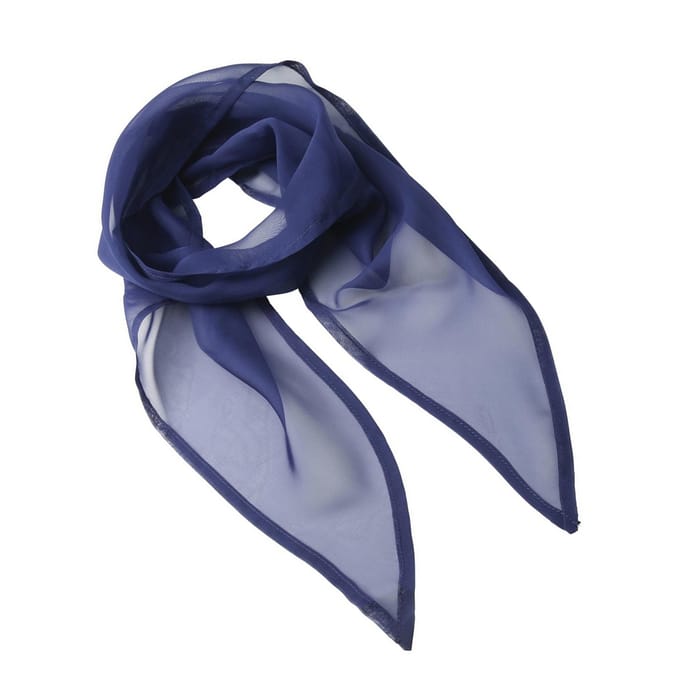 Premier Dames/Dames Chiffon Sjaal (Marineblauw)