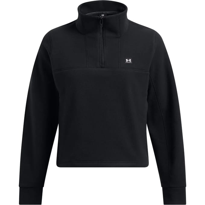 Under Armour Expanse Fleece Sweatshirt Met Halve Rits Zwart XL Vrouw