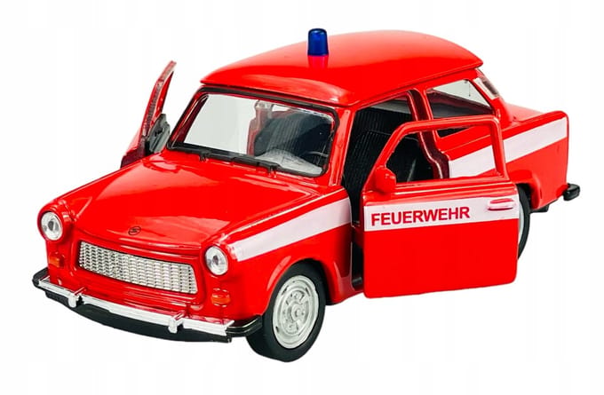 Welly Trabant 601 Brandweer Model 1:34 - Metaal & Kunststof