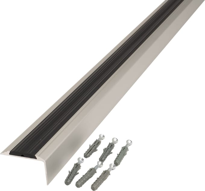 Trapneusprofiel zilver 900x46x29 mm