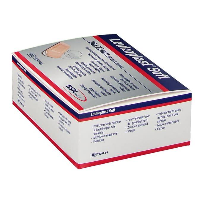 Leukoplast® Soft 28 mm x72 100 Pleister