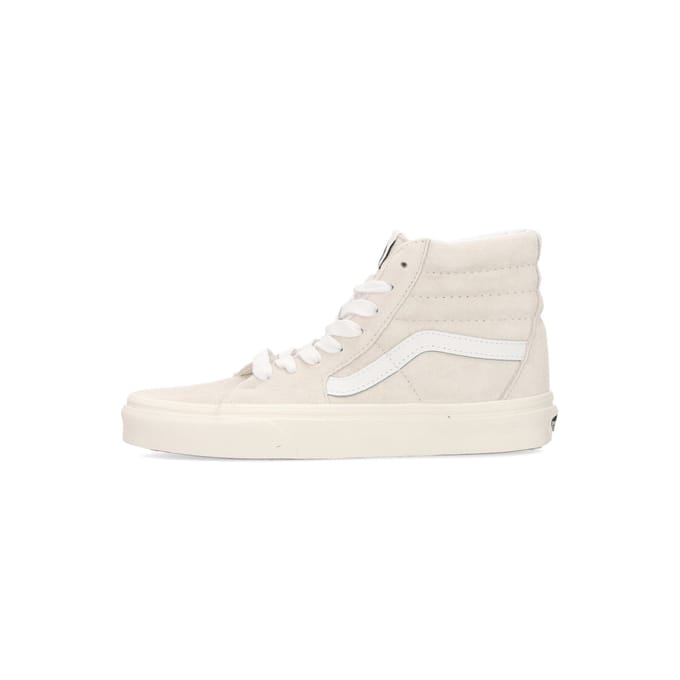 Schoen bovenman Sk8-hi Varkens Suede Blanc De Blanc
