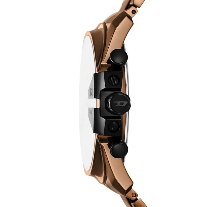 Diesel MEGA CHIEF SLIM Heren Horloge 48 mm - Bruin