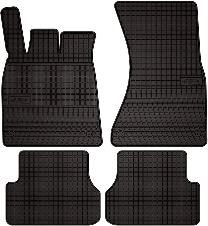 Wielganizator SolidPRO Serie - Rubberen Automatten - Zwart - Pasvorm Audi A6 C7