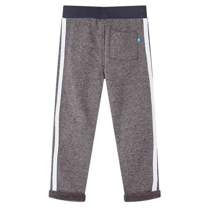 vidaXL Kinderjoggingbroek 104 gemêleerd donkergrijs