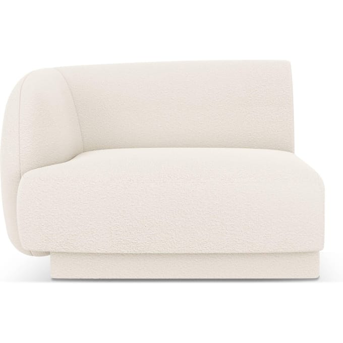 Modulair hoekelement Miley links bouclé | Micadoni Limited Edition