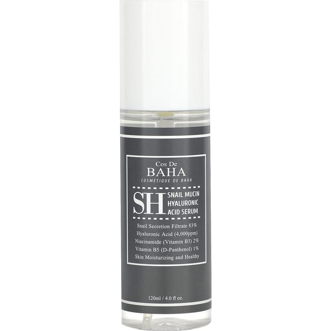 Cos De BAHA SH Sérum Hydratant Élastifiant à la Mucine d'Escargot 83% 120ml gray