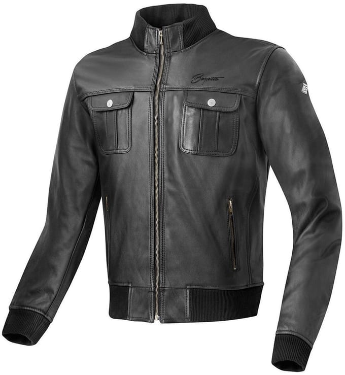 Bogotto Brooklyn Zwart Leren Motorjas