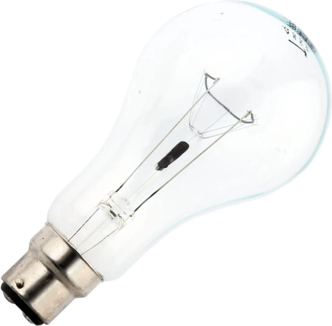 Schiefer Ba22d Gloeilamp | 200W 2700K 2660lm 235V | Dimbaar