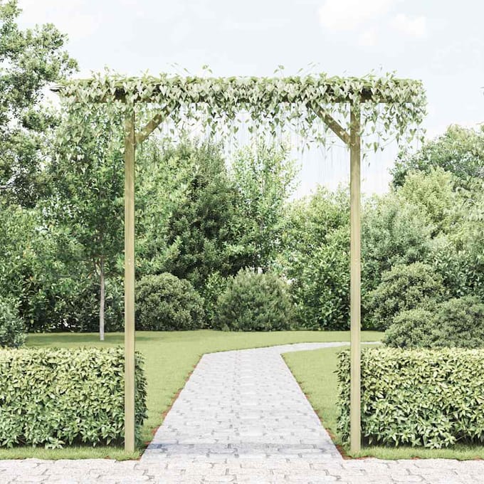 vidaXL - Pergola - 205x40x203 - cm - hout