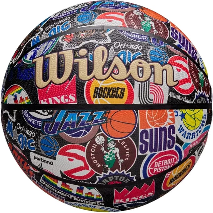 Wilson NBA All Team Retro Basketbal Veelkleurig