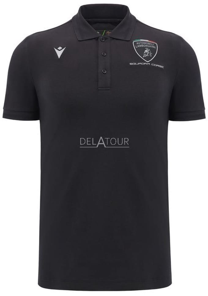Lamborghini Squadra Corse Men Sports Polo Zwart Medium
