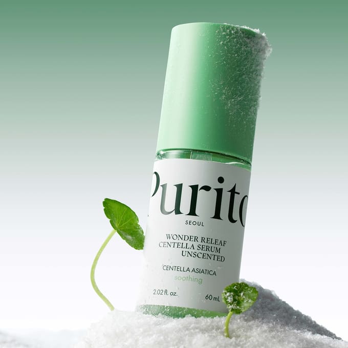 Purito Wonder Releaf Centella Serum Ongeparfumeerd - 60 ml voor een kalmerende huid
