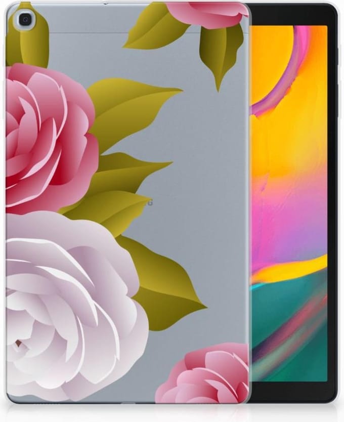 Samsung Galaxy Tab A 10.1 (2019) Siliconen Hoesje Roses
