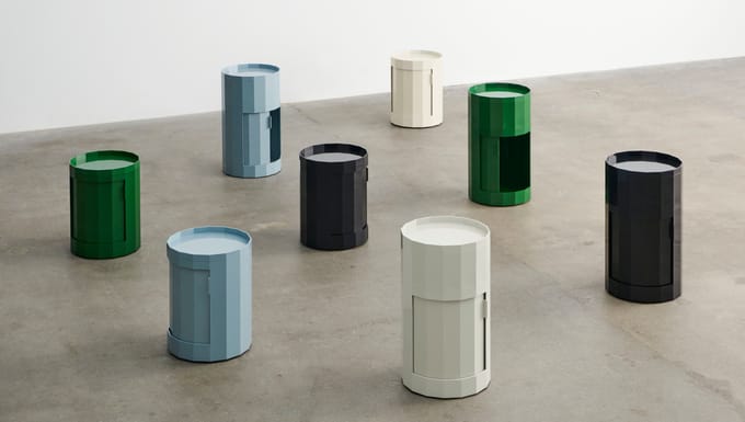 HAY Facet Cabinet - high - misty grey