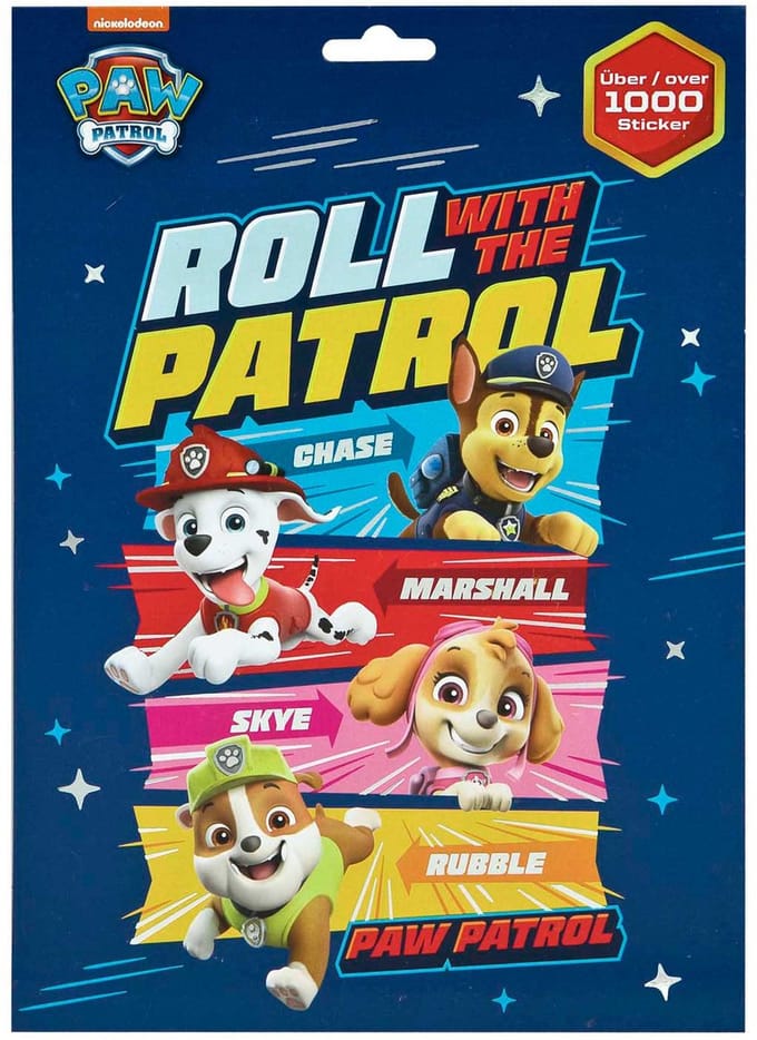 Undercover Sticker sheets PAW Patrol - 1000 pcs.