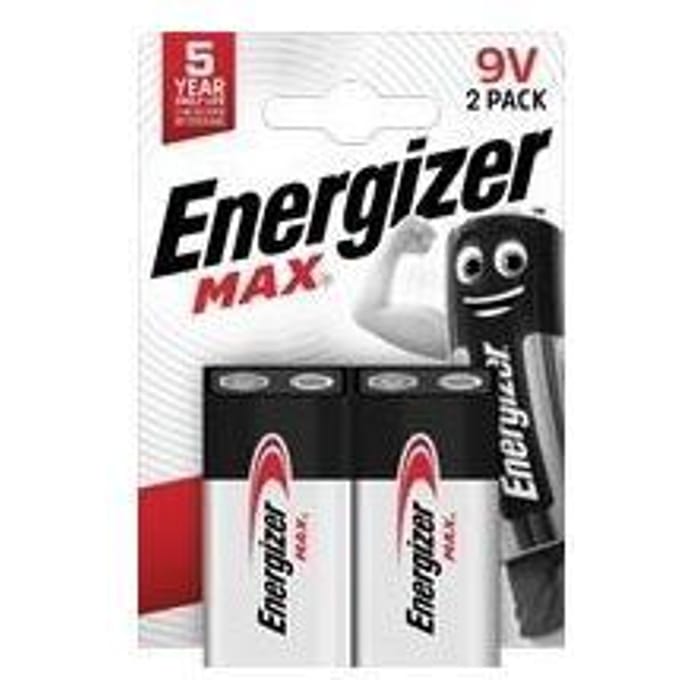 Energizer Max 9V-batterij - 2 stuks