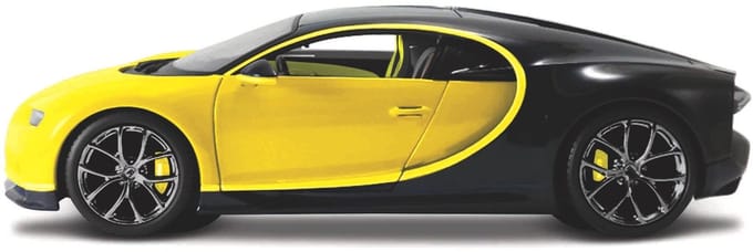 Maisto Bugatti Chiron - Modelauto - Schaal 1:24 - Geel/Zwart