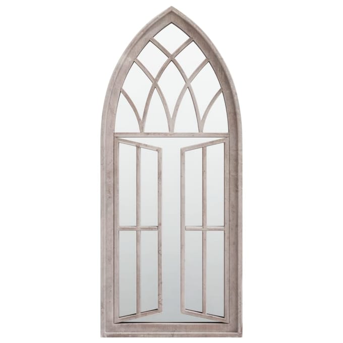vidaXL - Spiegel - 70x30 - cm - ijzer - zandkleurig