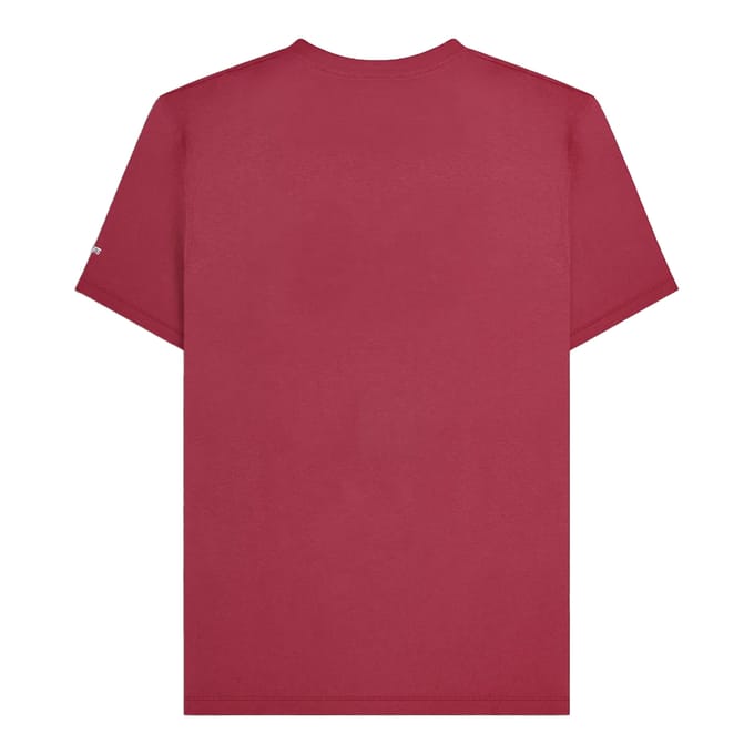 Lambretta Heren Box Logo T-shirt (Bourgondië)