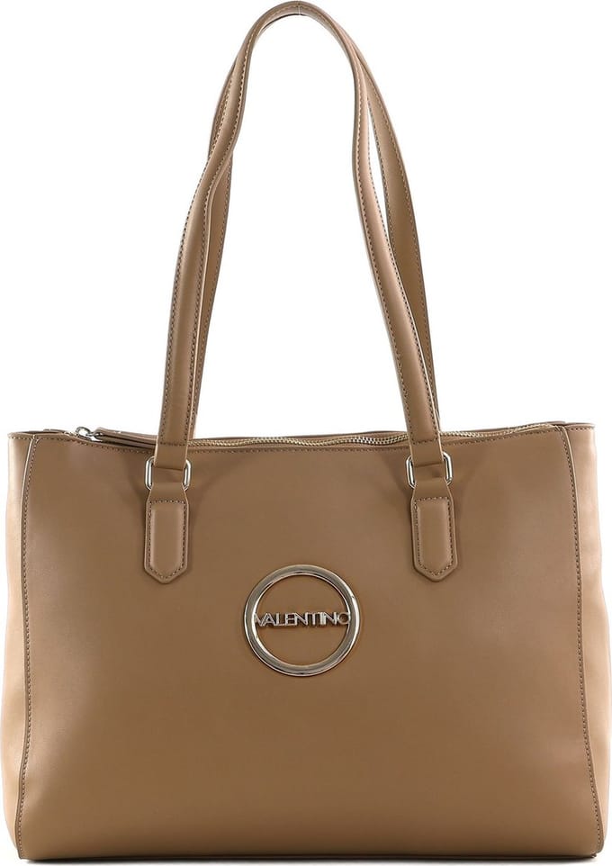 VALENTINO Schoudertas Moses Shopping Bag Beige Lichtbruin