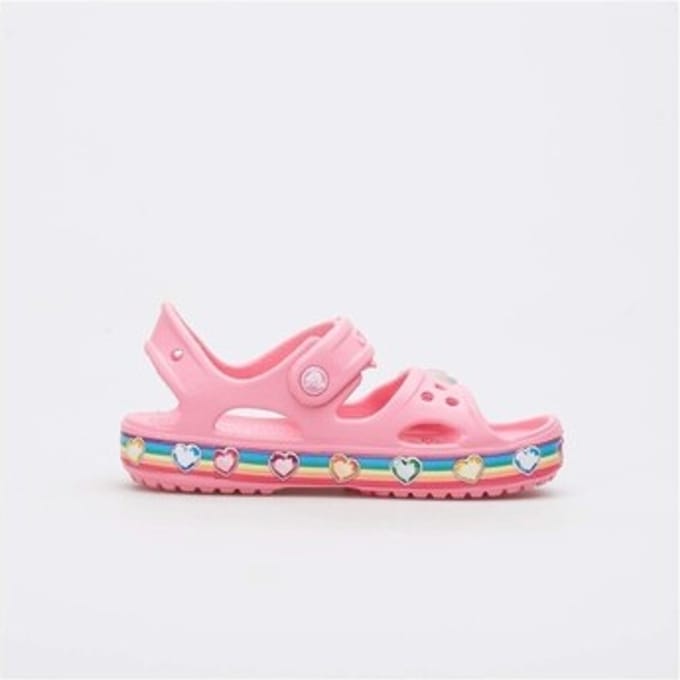 Platte sandalen Crocs Fun Lab Rainbow Sandal Kids